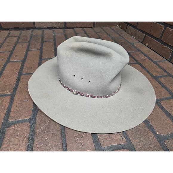 Vintage Gray Bailey Felt 7 Western Cowboy Hat - Picture 1 of 3